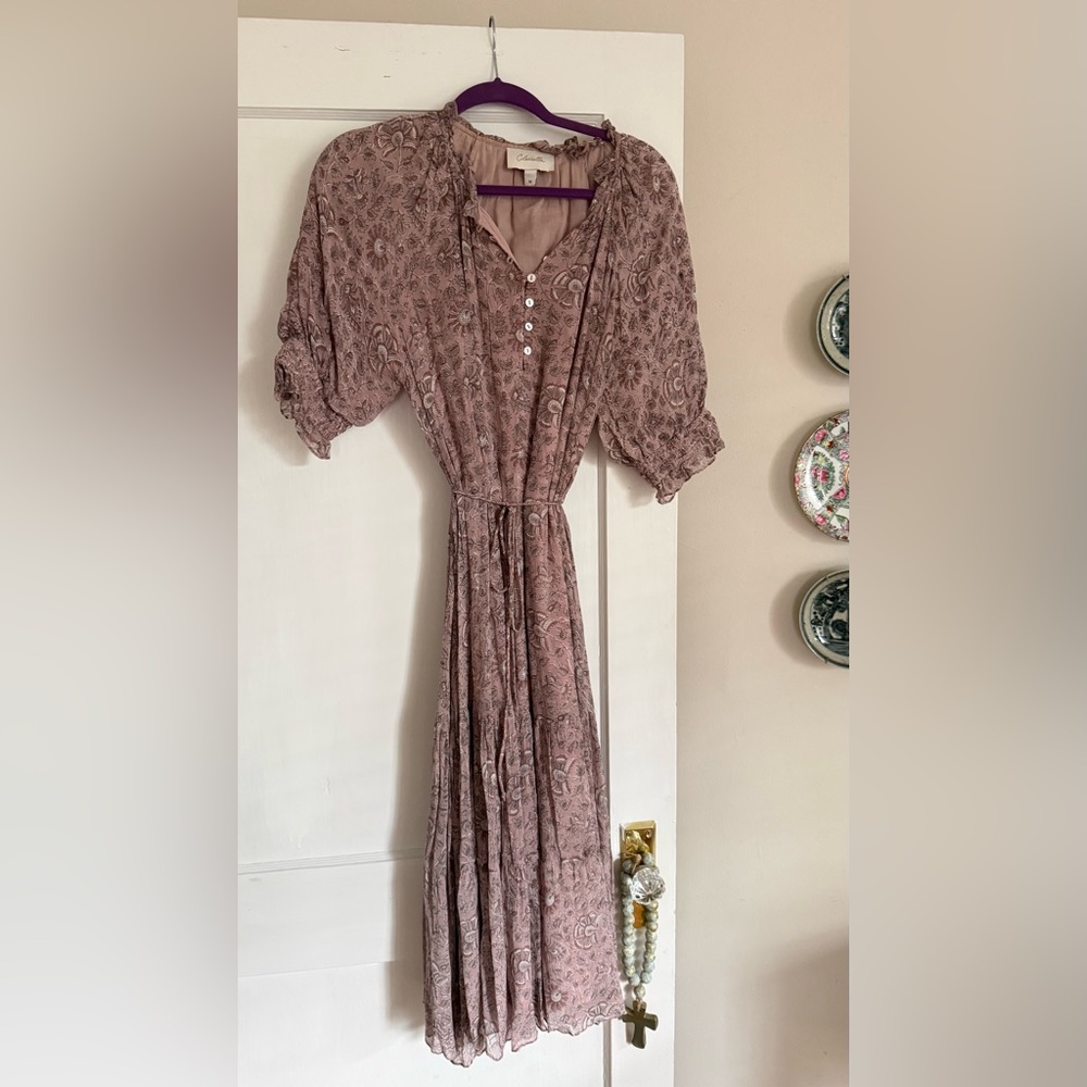 Cleobella Rose Floral Maxi Dress size Medium